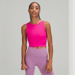 Lululemon Power Pivot Tank Top *Rib in Sonic Pink W1CQMS